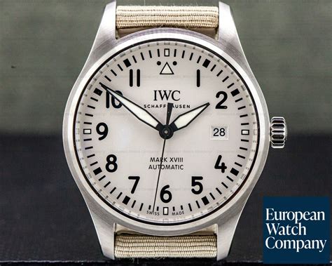 iwc mark 17|iwc mark xviii white dial.